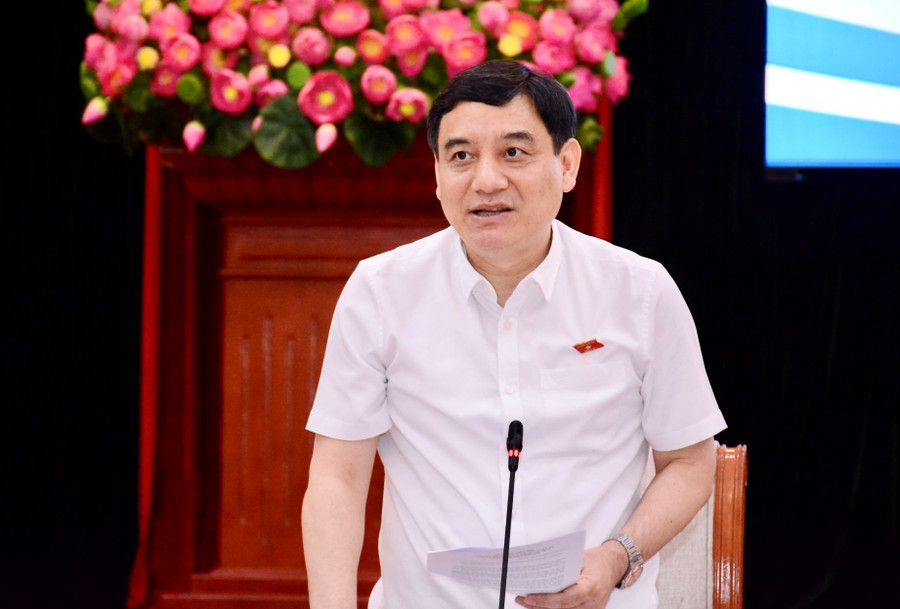 Ông Nguyễn Đắc Vinh, Chủ nhiệm Ủy ban Văn hóa và Xã hội của Quốc hội phát biểu tại tọa đàm. 3.jpg