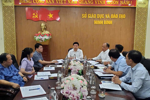 Ban Giám đốc Sở Giáo dục và Đào tạo tỉnh Ninh Bình họp phiên đầu tiên sau sáp nhập