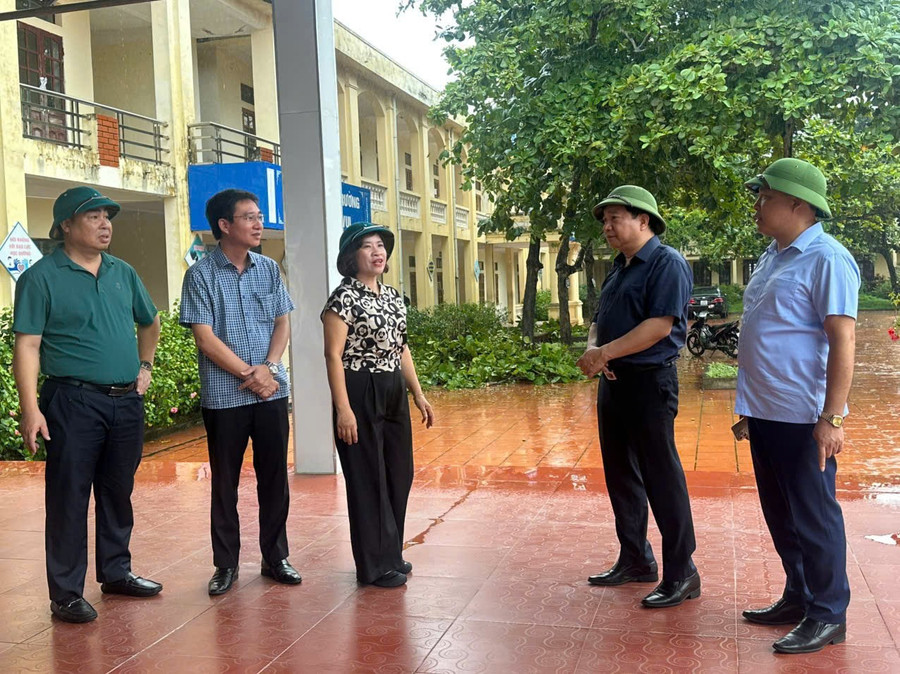 Ngành Giáo dục tỉnh Ninh Bình sẵn sàng phương án phòng, chống bão số 3