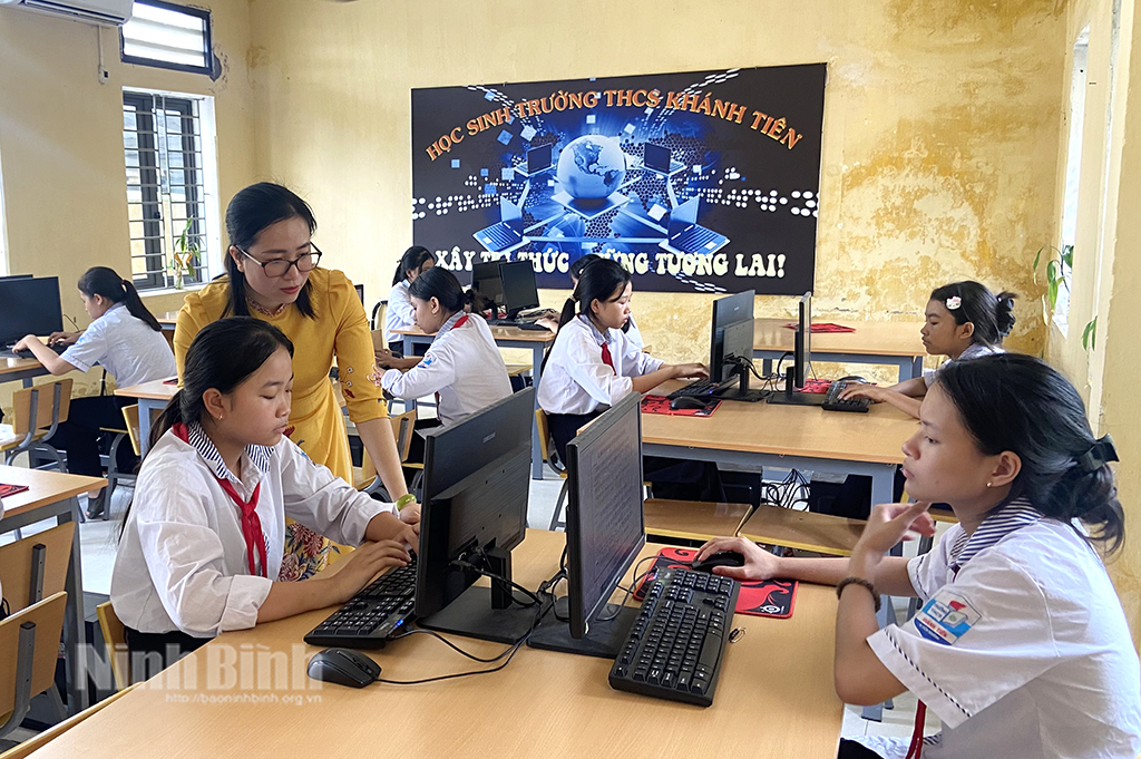 Ngành Giáo dục Yên Khánh: Chủ động trang bị kỹ năng số cho học sinh