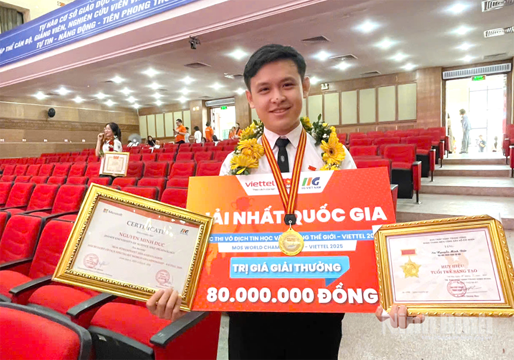 Nguyễn Minh Đức: Chàng trai Ninh Bình tài năng vươn tầm quốc tế