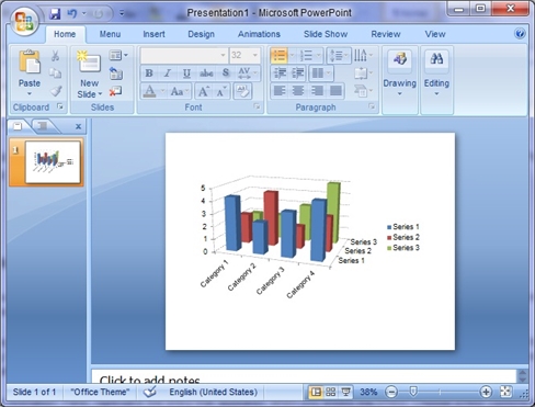 Thủ thuật PowerPoint: hiển thị từng cột số liệu trong biểu đồ