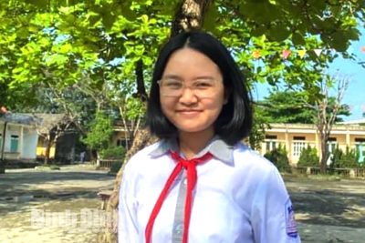 Cô học trò trường huyện đạt thủ khoa lớp 10 chuyên Toán