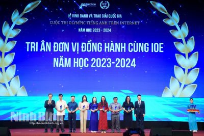 Ninh Bình đứng trong top 6 địa phương có nhiều học sinh đoạt huy chương tại IOE cấp Quốc gia